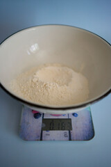 the process of making galette pie with mulberry