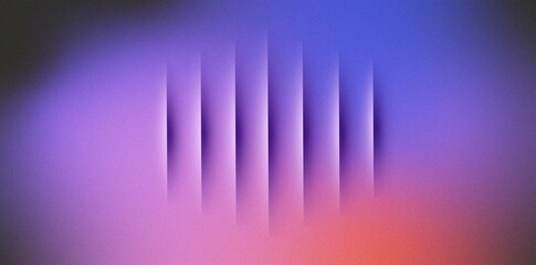 Orange purple blue and pink gradient background web banner with abstract blended colour and cut out lines and horizontal shapes	