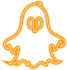 Halloween Neon Ghost