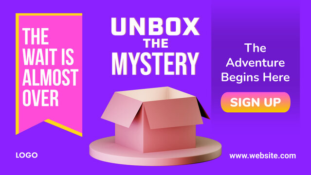 Mystery Product Unbox Event Promo