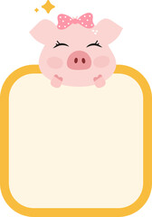 Pig Name Tag