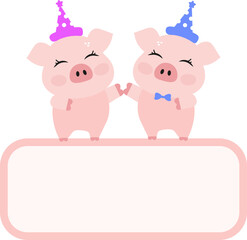 Pig Name Tag