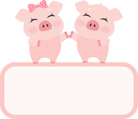 Pig Name Tag