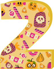 Hallowen Candy Number
