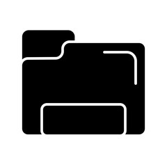 folder glyph icon