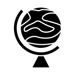 globe glyph icon