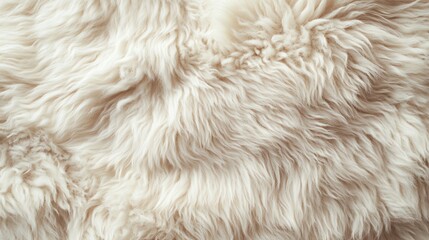 Close up of soft white fur, perfect for a cozy background.