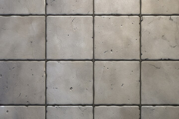 Processed collage of grey marble floor tiles surface texture. Background for banner, backdrop