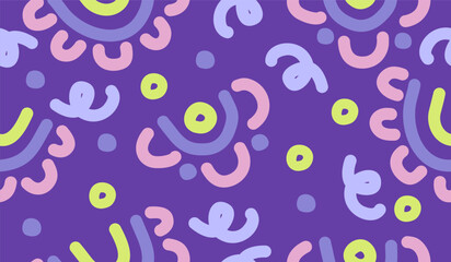 Abstract background with hand drawn pattern design