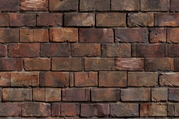 Obraz premium Photo of Old brown brick wall. Background texture for backdrops or mapping