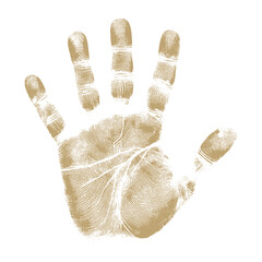 human handprint vector , The handprint should look realistic vector