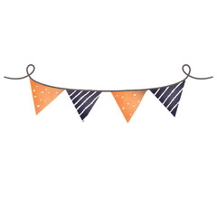 Fototapeta premium Decorative flag rail, flag rail