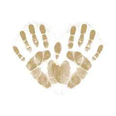 human handprint vector , The handprint should look realistic vector