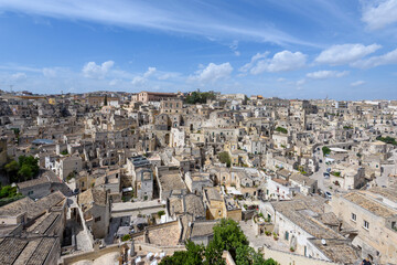 Matera in Puglia, Italy, Cityscape