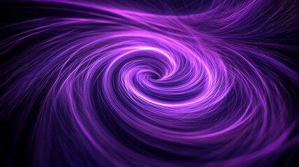 Obraz premium Swirling purple vortex with luminous energy tendrils creating an abstract cosmic effect