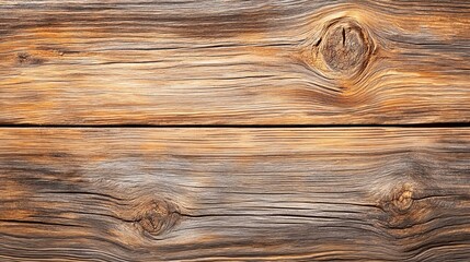 Naklejka premium ：Rustic wooden texture with unique knots and grains highlights the natural beauty of aged wood, perfect for backgrounds, design elements, and organic aesthetics.