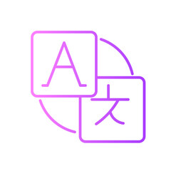 translate gradient icon