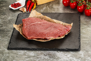 Raw beef meat shoulder for cooking