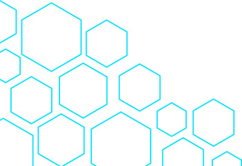 Hexagon Outline Corner