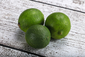 Green sour tropical Lime fruit