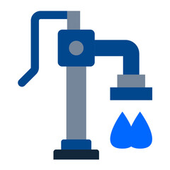 Vector Design Water Pump Icon Style