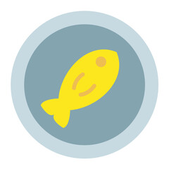 Vector Design Fish Icon Style