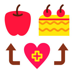 Vector Design Food Alternative Icon Style