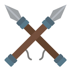 Vector Design Lance Icon Style