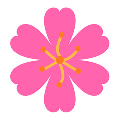 Vector Design Blossom Icon Style