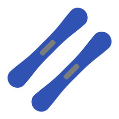 Vector Design Skis Icon Style
