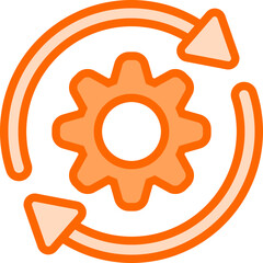 Redesign Dual Tone Icon Design Vector