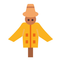 Vector Design Scarecrow Icon Style