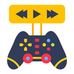 Vector Design Game Video Icon Style