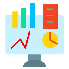 Vector Design Analytics Icon Style