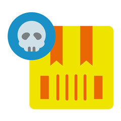 Vector Design Dead Stock Icon Style