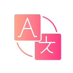 translate gradient icon