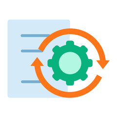 Vector Design Policy Deployment Icon Style