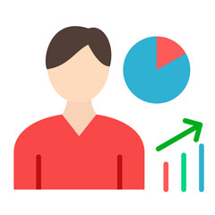 Vector Design Human Analysis Icon Style