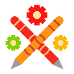 Vector Design Art Progress Icon Style