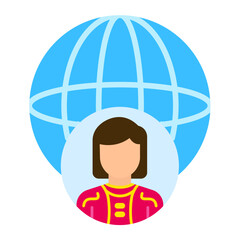 Global Talent Icon Style