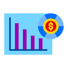 Blue Chip Stocks Icon Style