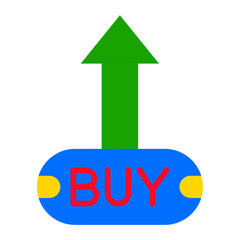 Buy Stocks Icon Style