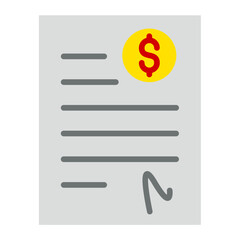 Investment Agreement Icon Style