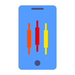 Mobile Trading Icon Style