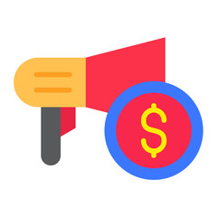 Marketing Budget Icon Style