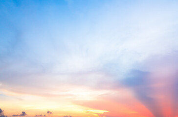 Sunset blur nature summer background cloud gradient overlay dramatic weather orange sky evening sunrise pastel color effect pattern abstract spring light beauty template yellow wallpaper tropical.