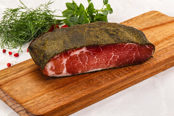 Delicous tasty dry pork jerky