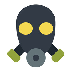 Gas Mask Icon Style