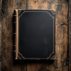 Obraz premium old yellowed photo album for photos.