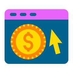 Cost Per Click Icon Style